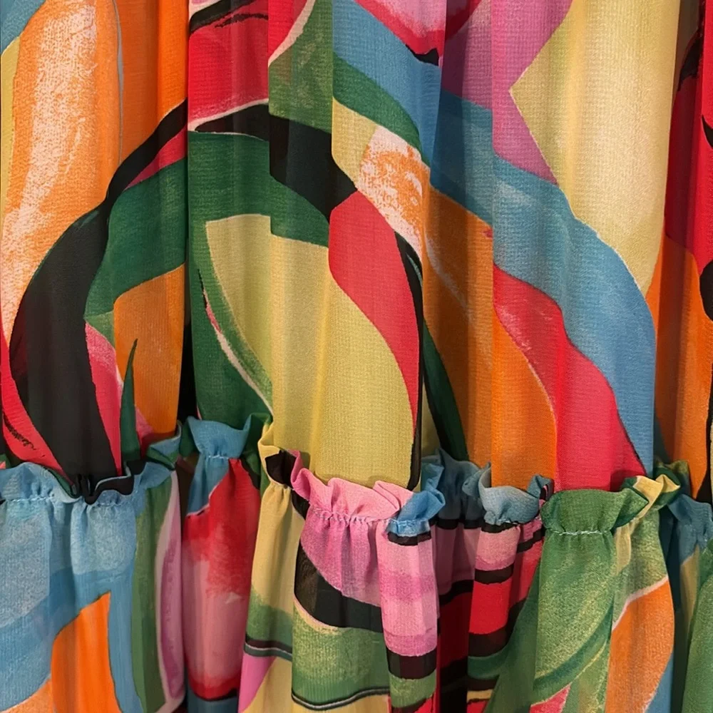 Nicole Miller Multicolor Maxi Dress - Picture 3 of 11